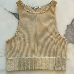 Zara Women's Beige Vest. Size S/M. Excellent condition
